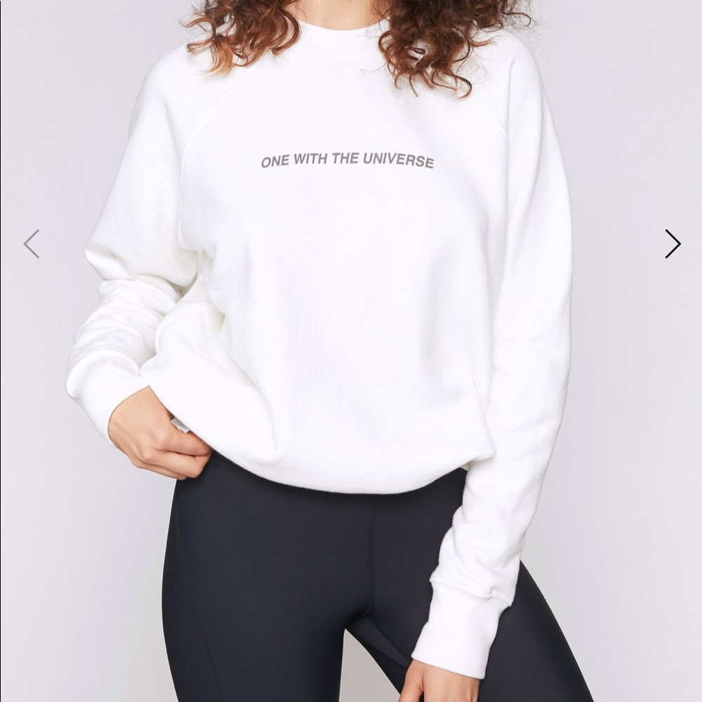 One With The Universe Classic Sweatshirt white new
